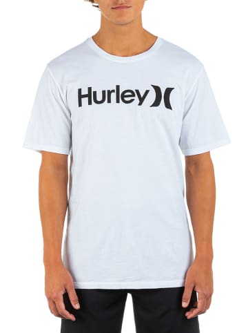 Hurley Koszulka w kolorze biało-czarnym