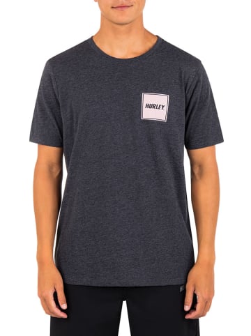 Hurley Shirt in Anthrazit/ Weiß