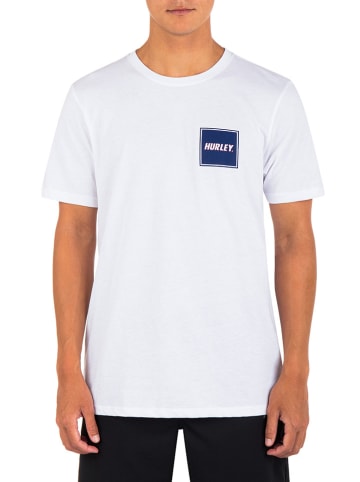 Hurley Shirt wit/blauw