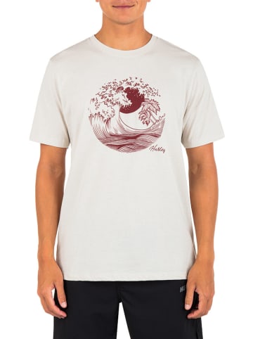 Hurley Shirt in Weiß/ Rot
