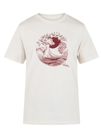 Hurley Shirt in Weiß/ Rot