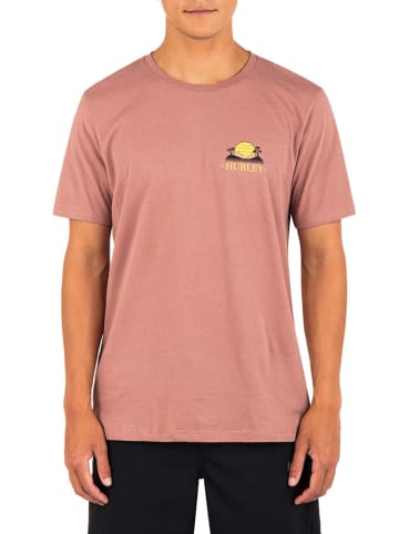 Hurley Shirt oudroze/geel