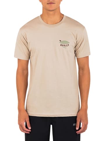 Hurley Koszulka w kolorze beżowym ze wzorem