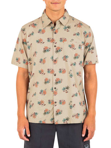 Hurley Hemd in Beige/ Bunt