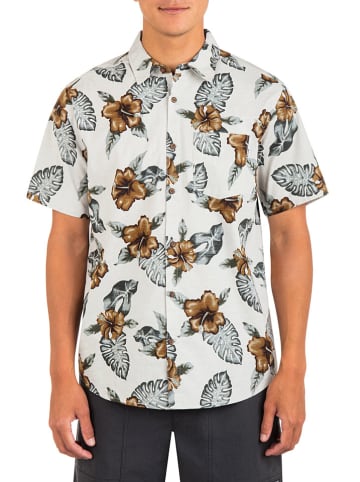 Hurley Blouse wit/grijs/lichtbruin