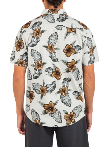 Hurley Blouse wit/grijs/lichtbruin