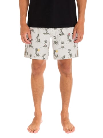 Hurley Badeshorts in Creme/ Khaki