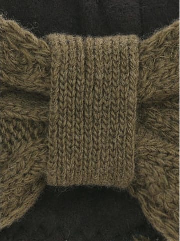 Zwillingsherz Stirnband in Khaki