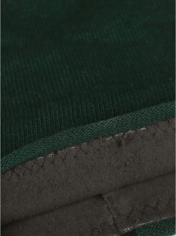 Zwillingsherz Czapka beanie w kolorze ciemnozielonym
