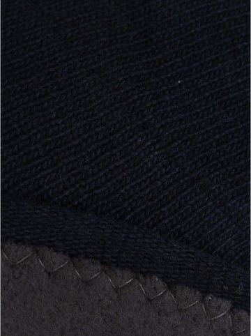 Zwillingsherz Beanie in Schwarz