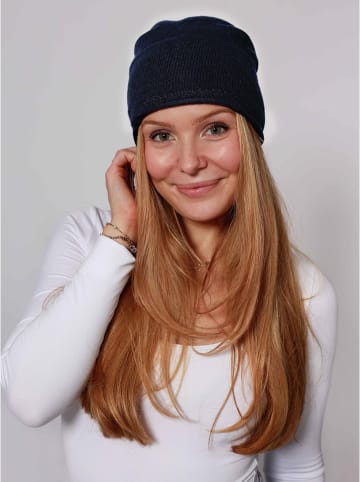 Zwillingsherz Beanie in Schwarz