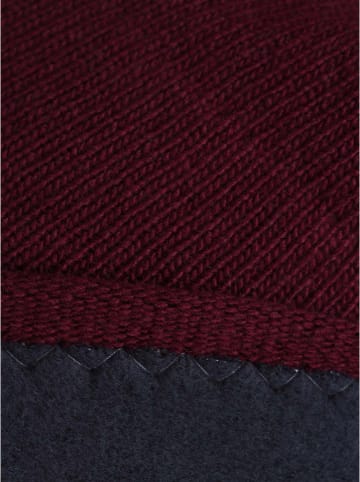 Zwillingsherz Beanie bordeaux
