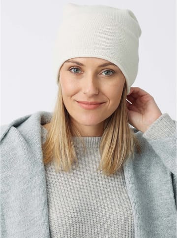 Zwillingsherz Beanie in Weiß