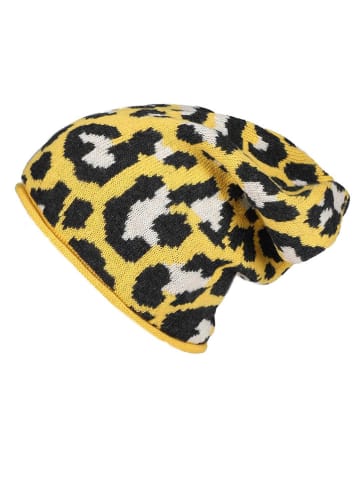 Zwillingsherz Beanie in Gelb