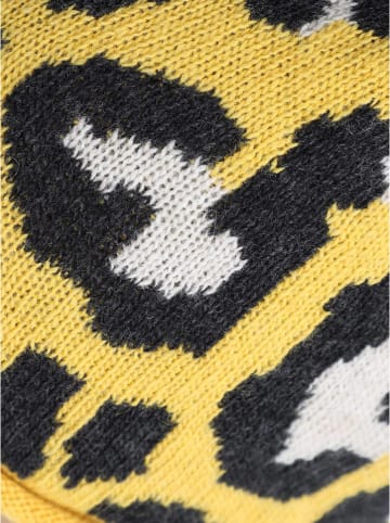 Zwillingsherz Beanie geel