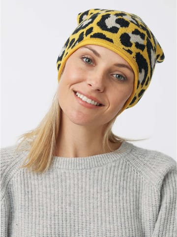 Zwillingsherz Beanie geel