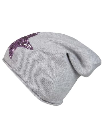 Zwillingsherz Beanie grijs
