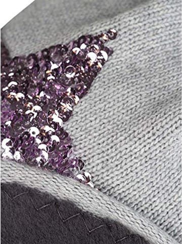 Zwillingsherz Beanie in Grau