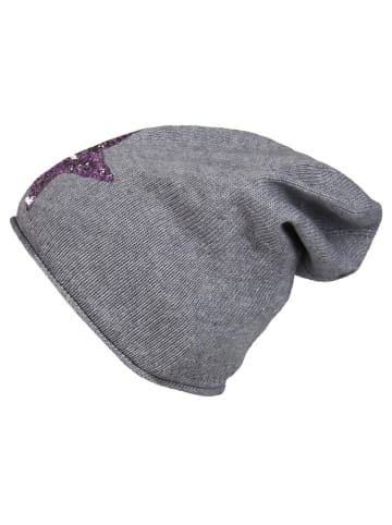 Zwillingsherz Beanie grijs