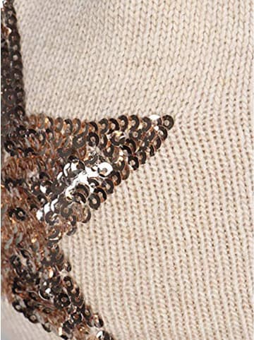 Zwillingsherz Beanie in Beige