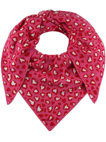 Zwillingsherz Driehoekige sjaal roze - (L)200 x (B)130 cm
