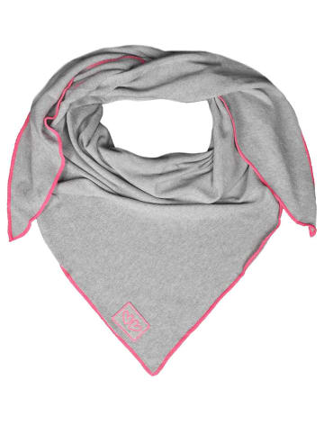 Zwillingsherz Dreieckstuch in Grau - (L)200 x (B)130 cm