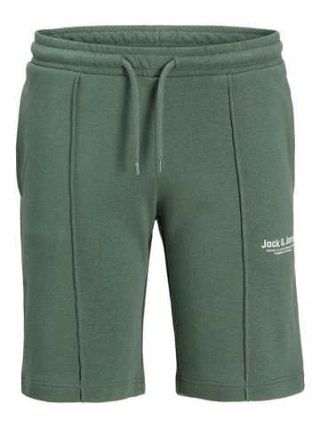 JACK & JONES Junior Szorty dresowe "Vesterbro" w kolorze zielonym