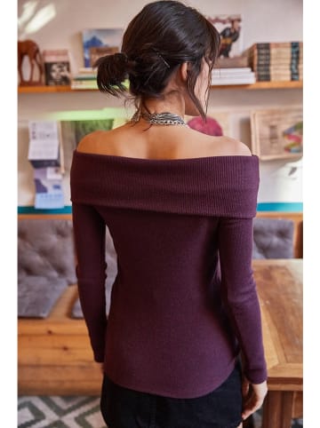 Olalook Sweter w kolorze fioletowym