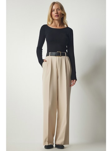 Happiness Istanbul Marlenehose in Beige