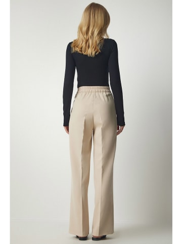 Happiness Istanbul Marlenehose in Beige