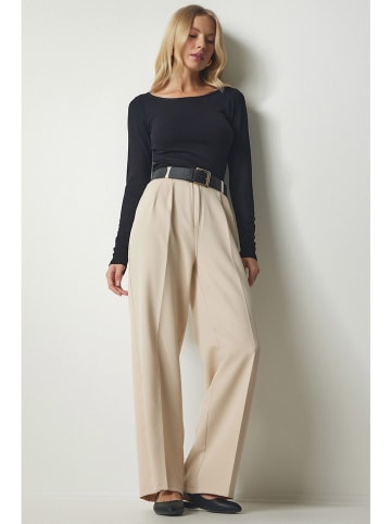 Happiness Istanbul Marlenehose in Beige