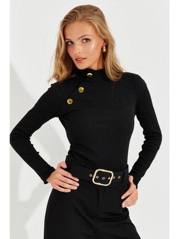 Cool and sexy Longsleeve in Schwarz