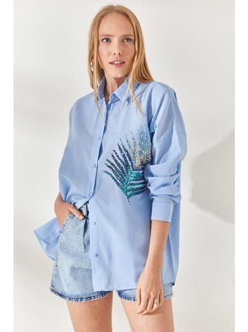 Olalook Blouse lichtblauw