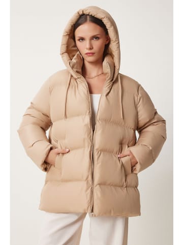 Happiness Istanbul Steppjacke in Beige