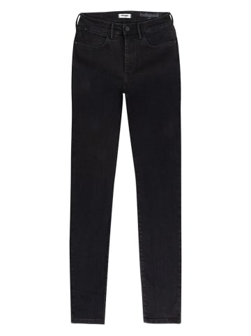 Wrangler Spijkerbroek - skinny fit - zwart
