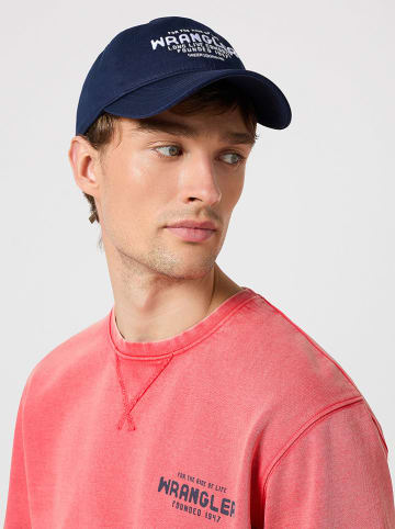 Wrangler Czapka w kolorze granatowym