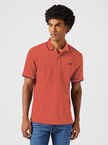 Wrangler Poloshirt in Rotbraun