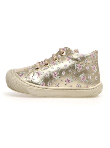 Naturino Leren loopleerschoenen "Cocoon" goudkleurig