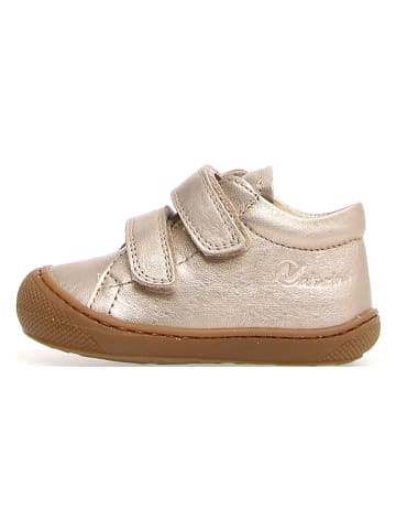 Naturino Leren loopleerschoenen "Cocoon" goudkleurig