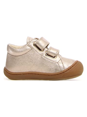 Naturino Leren loopleerschoenen "Cocoon" goudkleurig