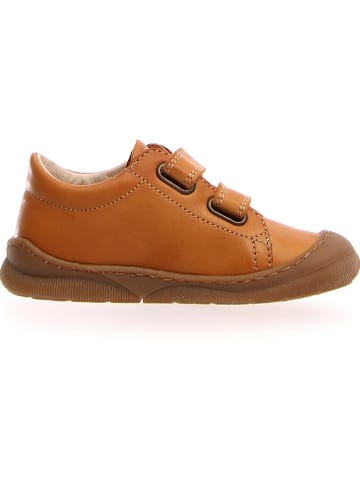 Naturino Leder-Sneakers "Gabby" in Hellbraun