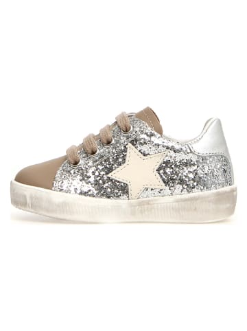 Naturino Sneakers "Annie"  in Silber/ Beige