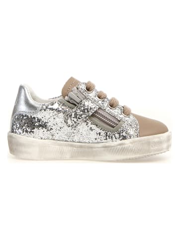 Naturino Sneakers "Annie" zilverkleurig/beige