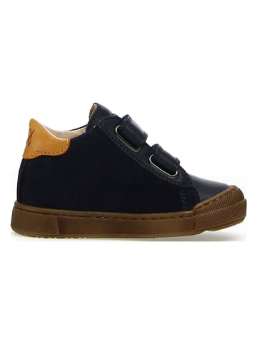 Naturino Leren sneakers "Heist" donkerblauw/lichtbruin
