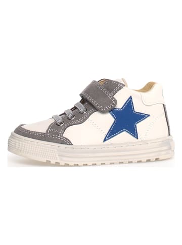 Naturino Leren sneakers "Penshaw" wit/grijs