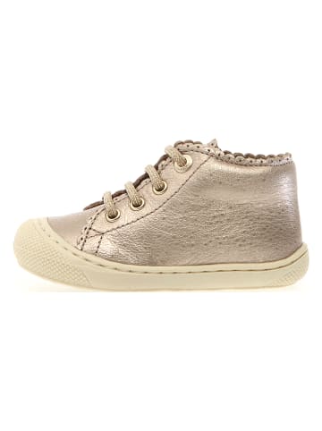 Naturino Leder-Sneakers "Cottins" in Gold