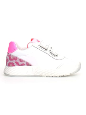 Naturino Leren sneakers "Jesko 2" wit/roze