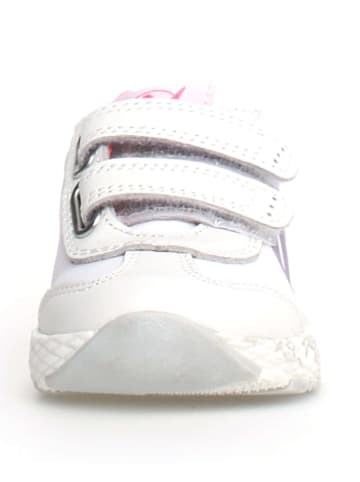 Naturino Leren sneakers "Jesko 2" wit/roze