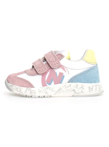 Naturino Leder-Sneakers "Jesko 2" in Weiß/ Bunt