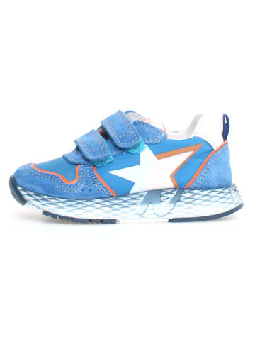 Naturino Skórzane sneakersy "Althidon" w kolorze niebieskim